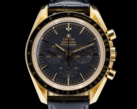 omega speedmaster yellow gold|omega speedmaster black and yellow.